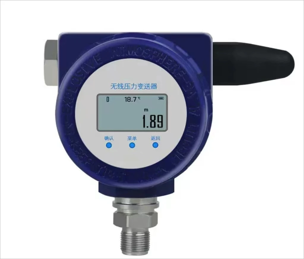 

Wireless Digital Display Pressure Transmitter Remote Temperature Liquid Level Meter Sensor