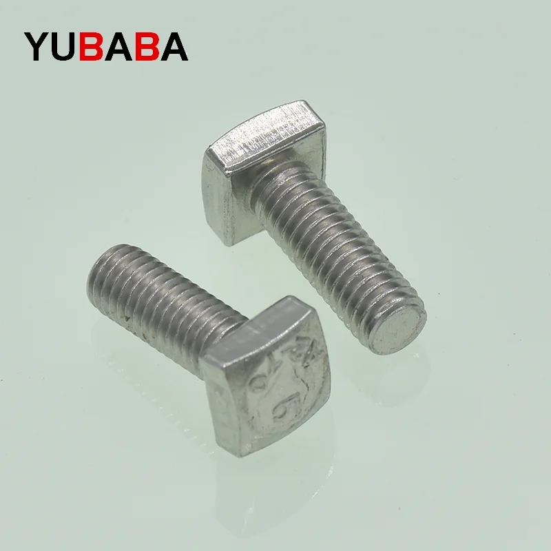 M5 M6 M8 304 Stainless Steel Square Head Screws With Small Head GB35