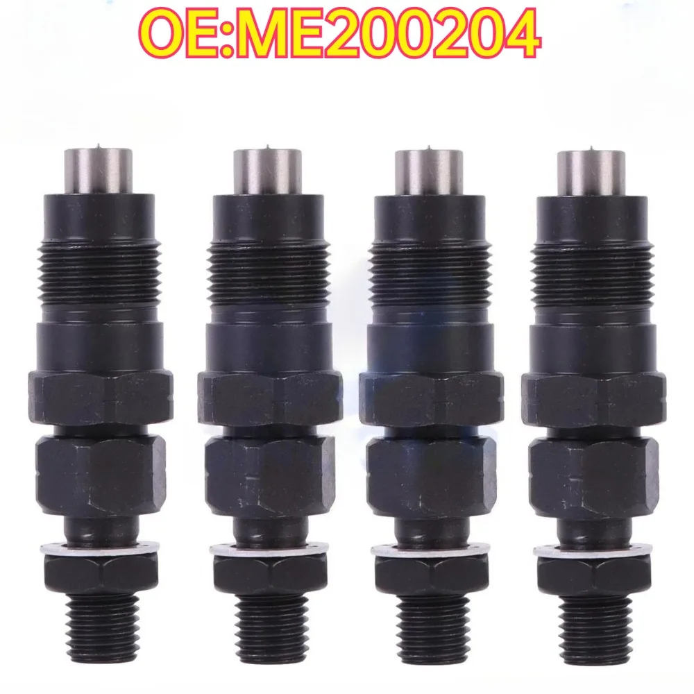 Original High Quality New For 4PCS ME200204 4M40 4M40T Fuel Injector for Mitsubishi Pajero Shogun Montero 2.8TD