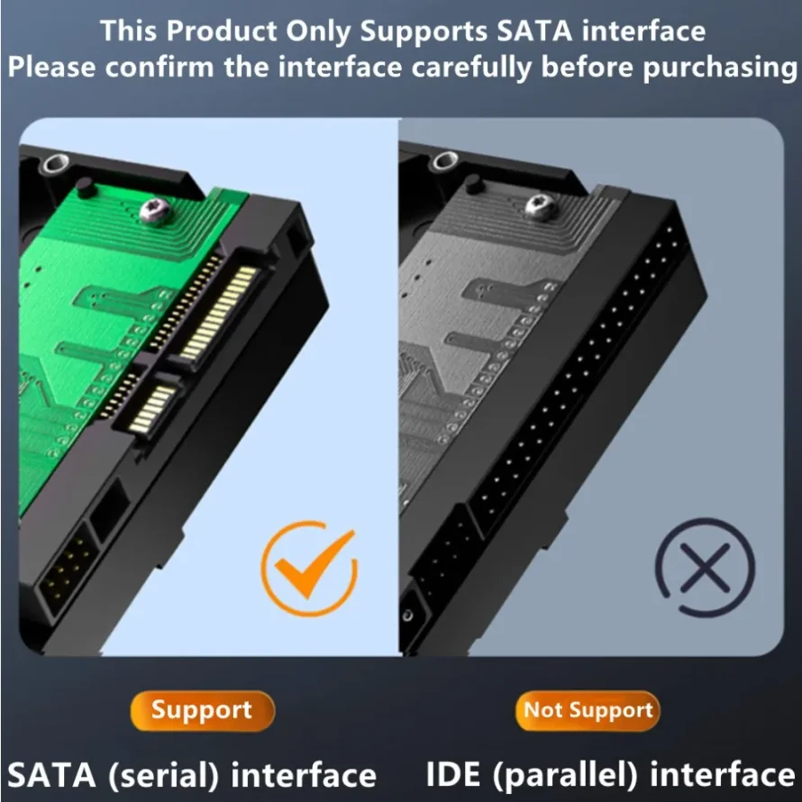 كابل محول SATA إلى USB 3.0 مع محول طاقة 12 فولت محول قرص صلب SATA III يدعم UASP لمحرك الأقراص الصلبة SSD 3.5/2.5 بوصة