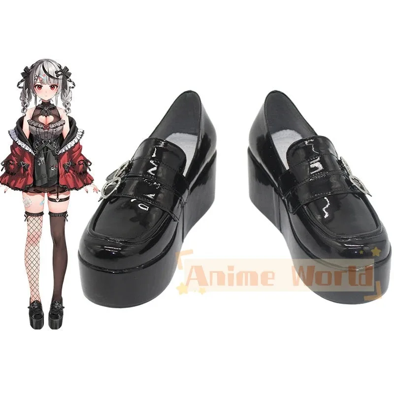 Hololive Virtual YouTuber Secret Society HoloX Sakamata Chloe, tercer disfraz, zapatos de Cosplay, botas de Carnaval de Halloween hechas a medida