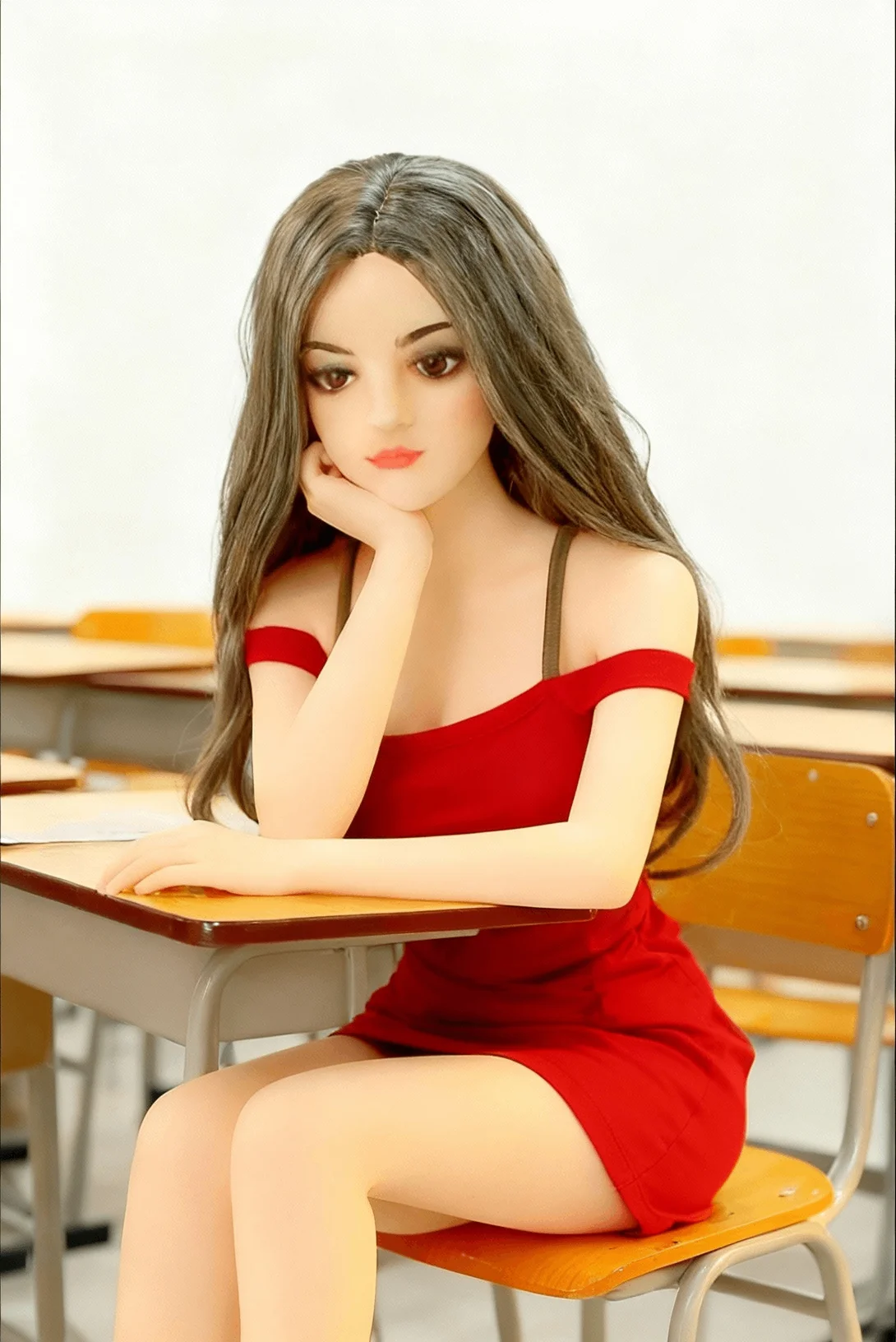 Soft Touch 2D Anime Doll Model – 80CM Handmade Figurine with Adjustable Pose, Ideal Bedroom Ornament & Christmas Gift