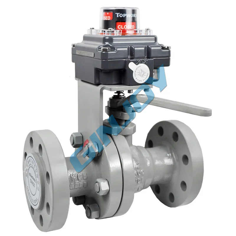 

Jingju fluid, manual signal ball valve, flange connection, carbon steel, stainless steel, petrochemical