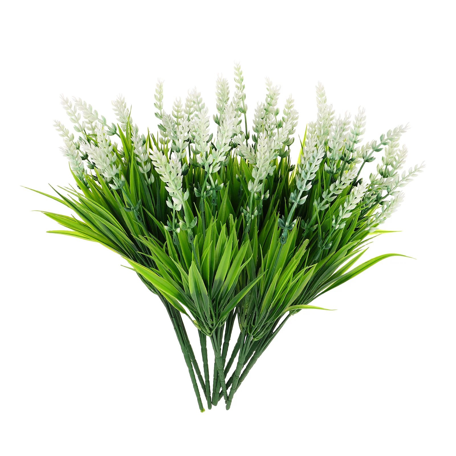 

10Pcs Simulation Lavender Fake Flowers Realistic Faux Bouquets for Indoor Outdoor Home Garden Wedding Decoration