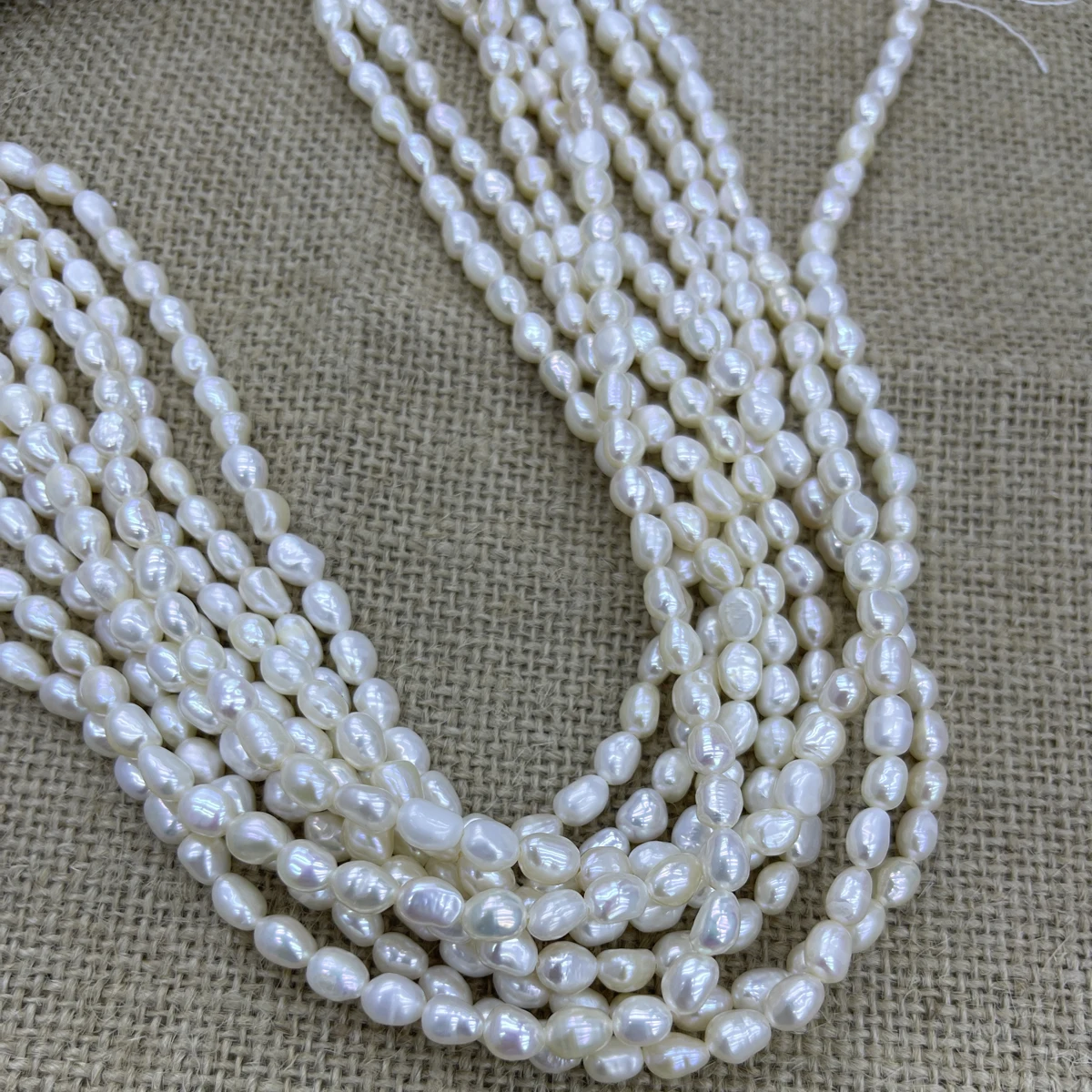 الباروك لؤلؤ المياه العذبة الطبيعية بشكل غير منتظم شبه الانتهاء الخرز لصنع المجوهرات عقد دي اي واي سوار إكسسوارات