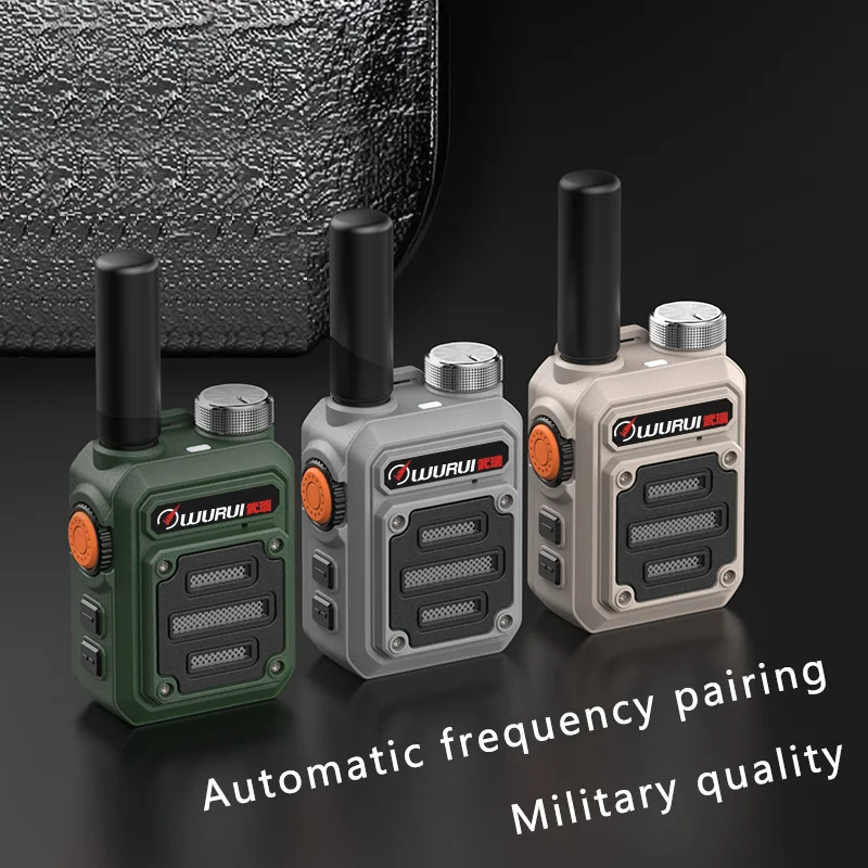 Wurui G63 Mini walkie talkie portátil escáner radioaficiones Walkie-talkies para caza 50 km comunicador profesional práctico aficionado