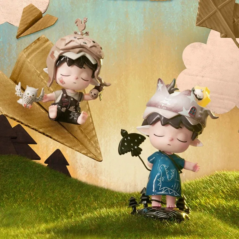 Heyone MIMI Serie Frecuencia de Recuerdos Caja Sorpresa Muñecas Caja Misteriosa Regalo Adorno de Escritorio Modelo de Dibujos Animados