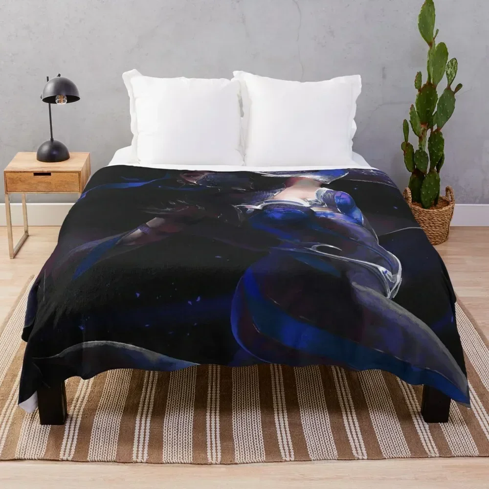 Kitana Mortal Kombat Throw Blanket Giant Sofa Luxury Designer Travel Retros Blankets