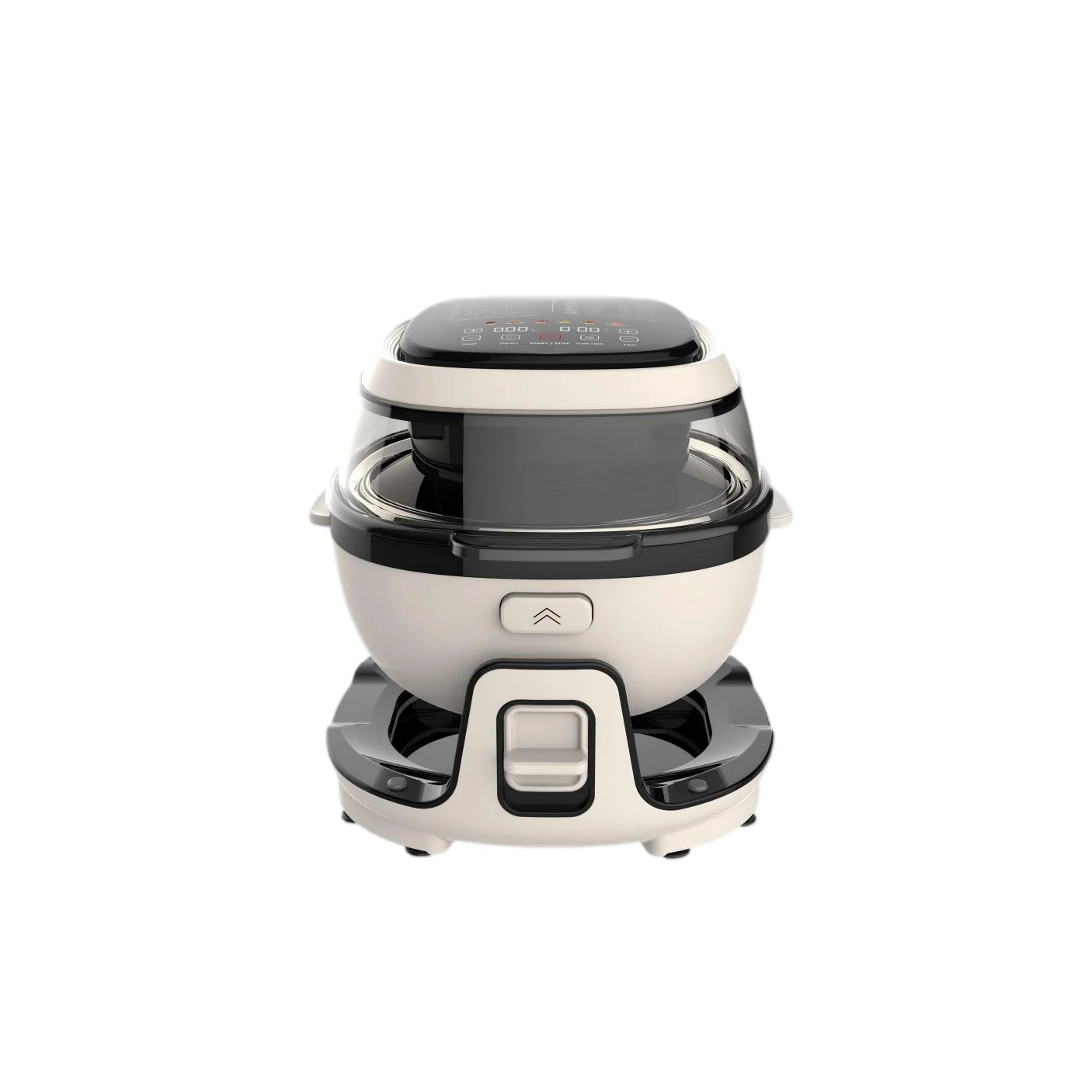 Custom Logo Nonstick Electric Smart Home Appliance Cooking Oven Visible Digital 6L Hot Air Fryer Multifuncional