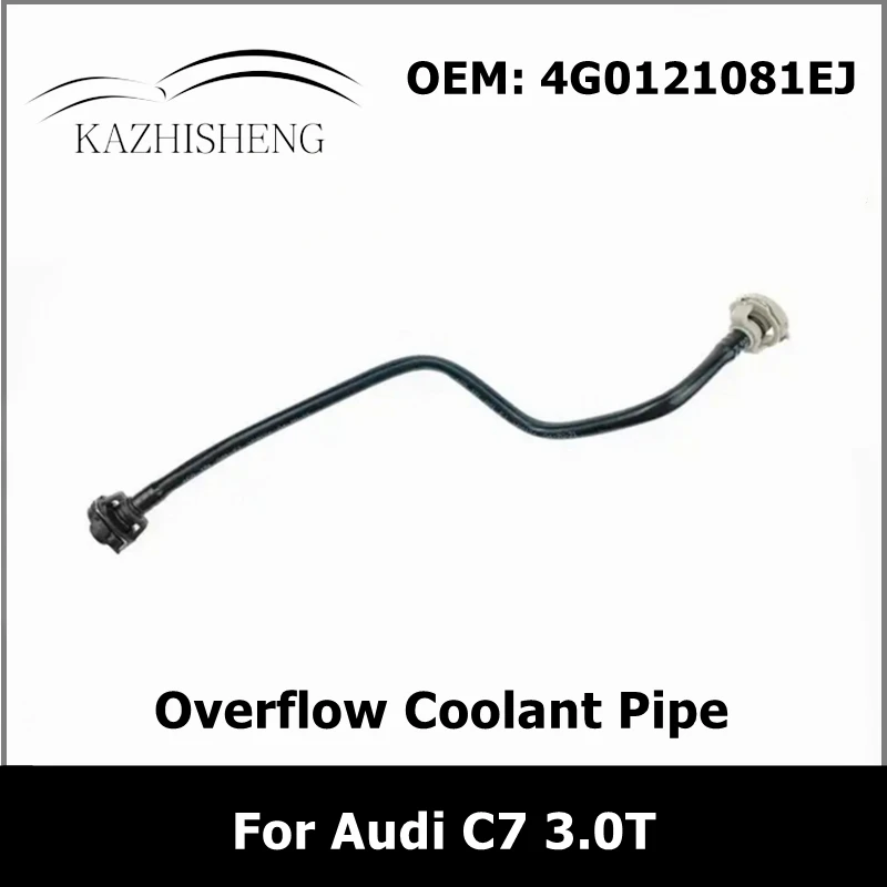 

4G0121081EJ Engine Crankcase Breather Hose Radiator Overflow Coolant Pipe for Audi C7 3.0T