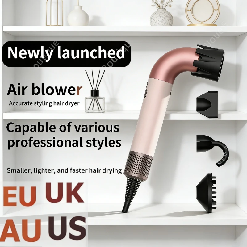 

High Power Negative Ion Hair Dryer Professional Fast Dry Electric Hairdryer Portable Styling Tool for Home and Salon Use
