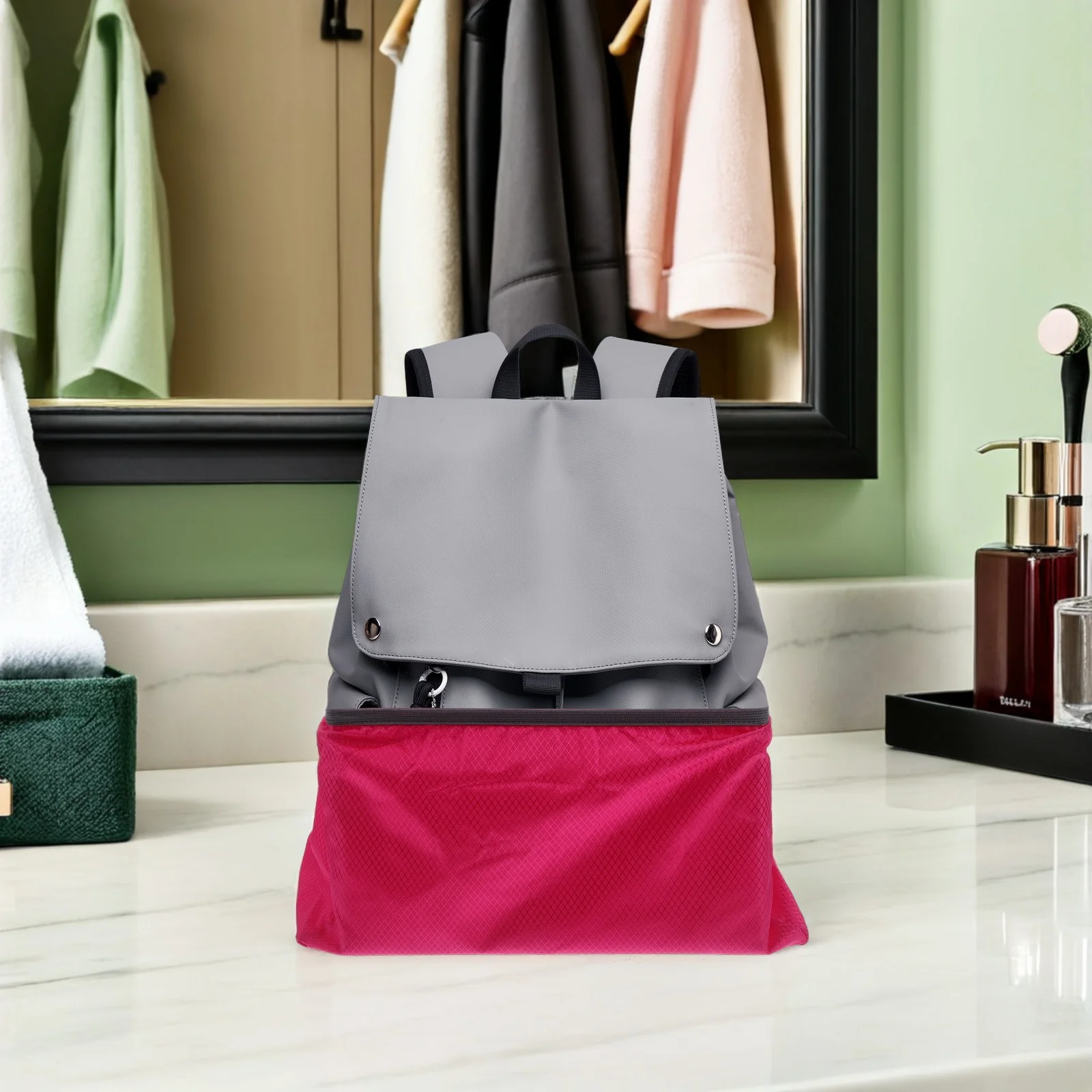 

Backpack Bottom Cover Dustproof Elastic Universal Fit Anti-Stain Protective Shield Base Protector for Travel Hiking Commuter