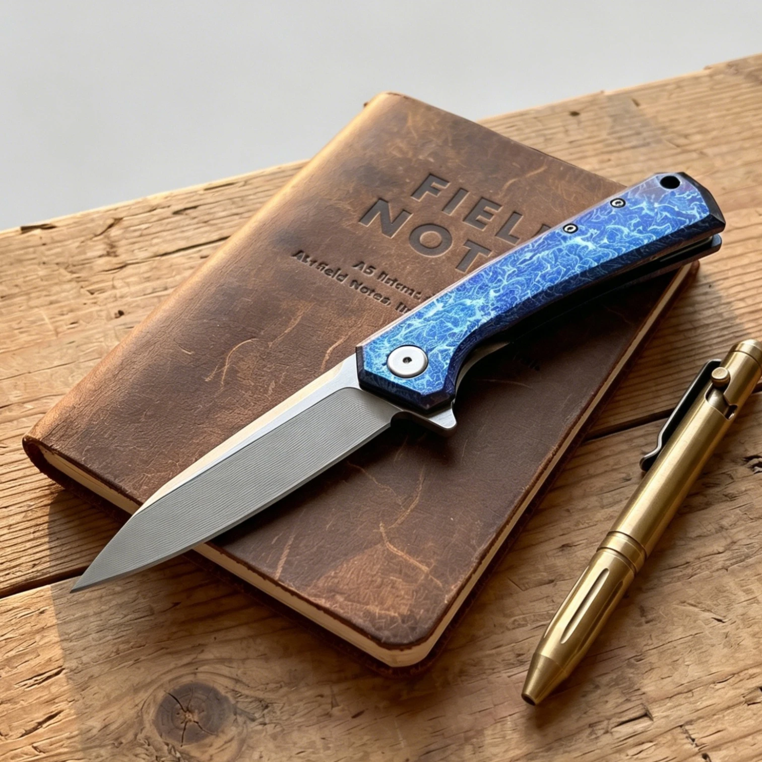 

High-End Outdoor Folding Knife D2 Steel Blade C4 Titanium Handle Stylish Gift for Men Ideal for Collectors EDC Tool