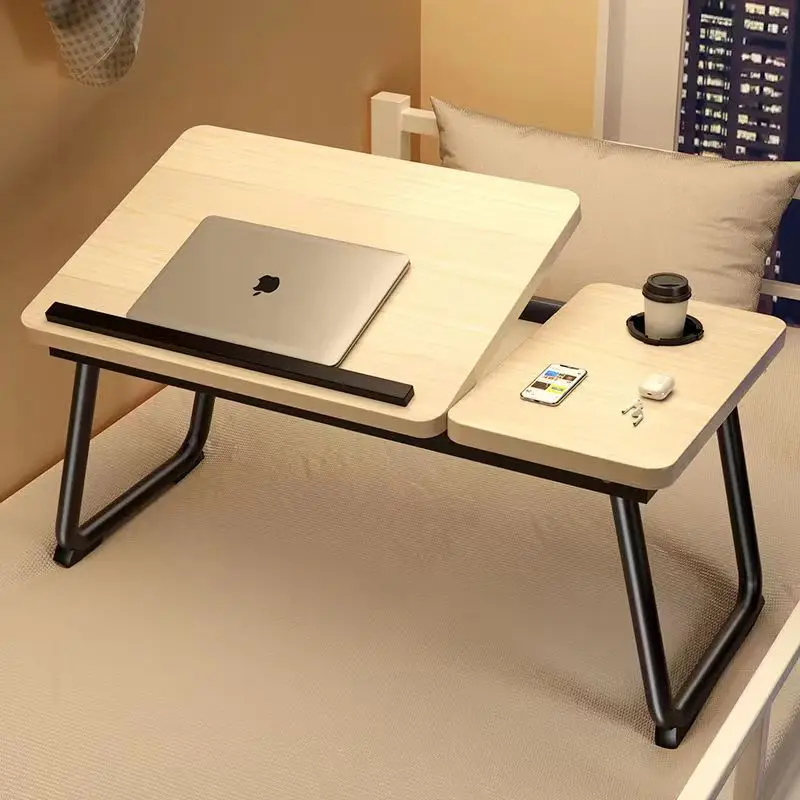 Klappbarer Mini-Tisch mit Winkelsteuerung für Laptop, 5-stufiges Betttablett, Bett-Schreibtisch