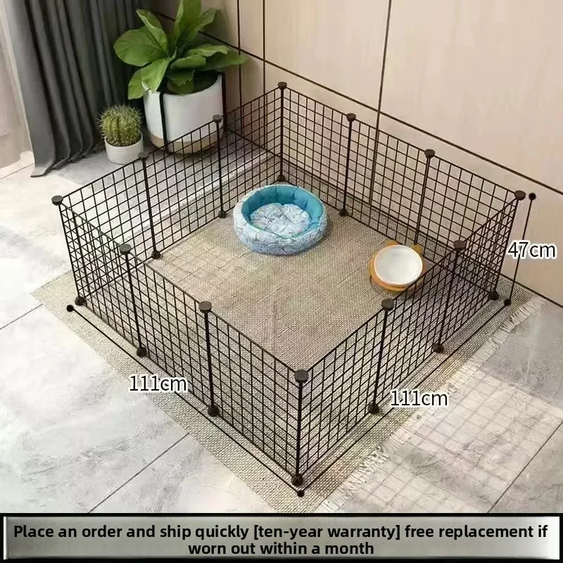 Animal Playpen Modular Mesh Cage Kittens Rabbits Hamsters Pet Fence Pet Supplies Cat Cage Escape Proof Small Guinea Pigs