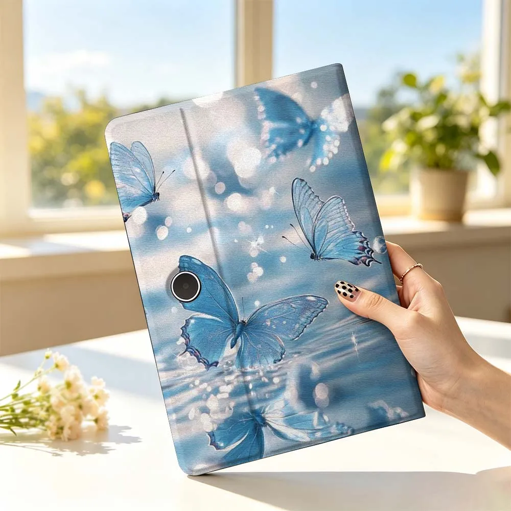 Seawater Butterfly For OPPO VIVO IQOO OnePlus Realme Pad 3 Pro 13 12.1 11.61 11.4 10.36 11 inch Tablet Case Soft