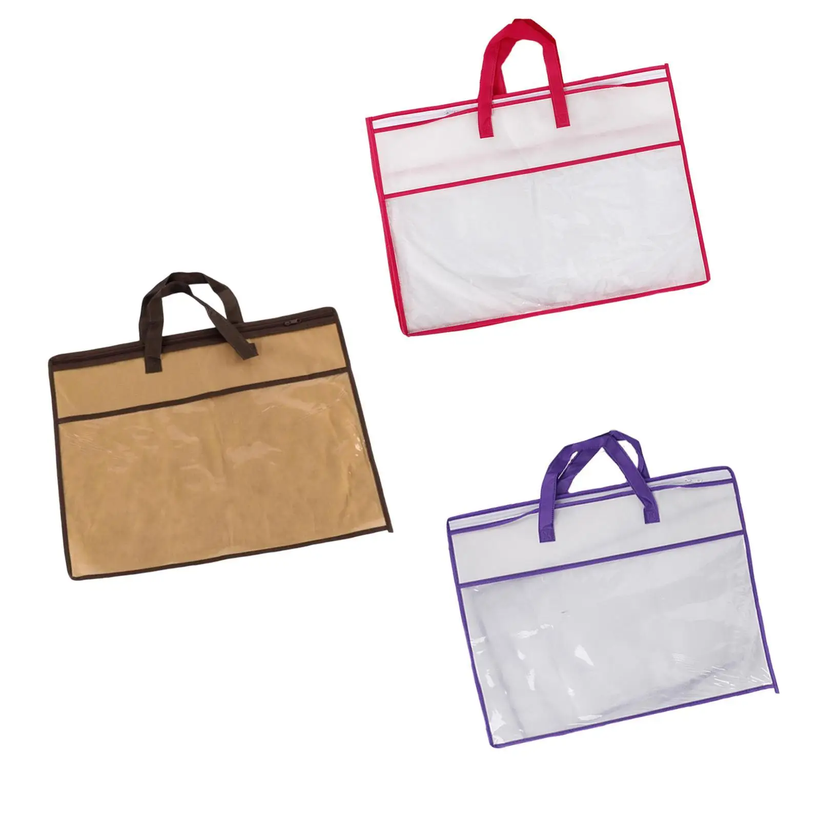 

Clothes Organizer Comforter Storage Bag with Reinforced Handles Large Blanket