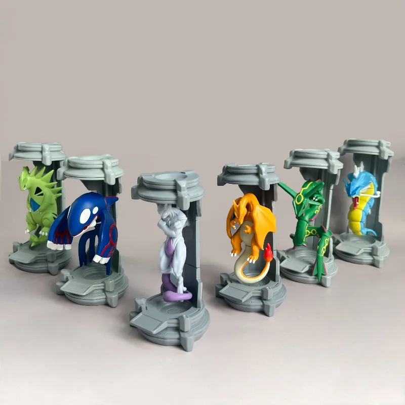 

Фигурка Pokemon Mewtwo Gyarados Leviator Garados Rayquaza Tyranitar Kyogre Charizard Dracaufeu Glurak Petri Dish Модель игрушки