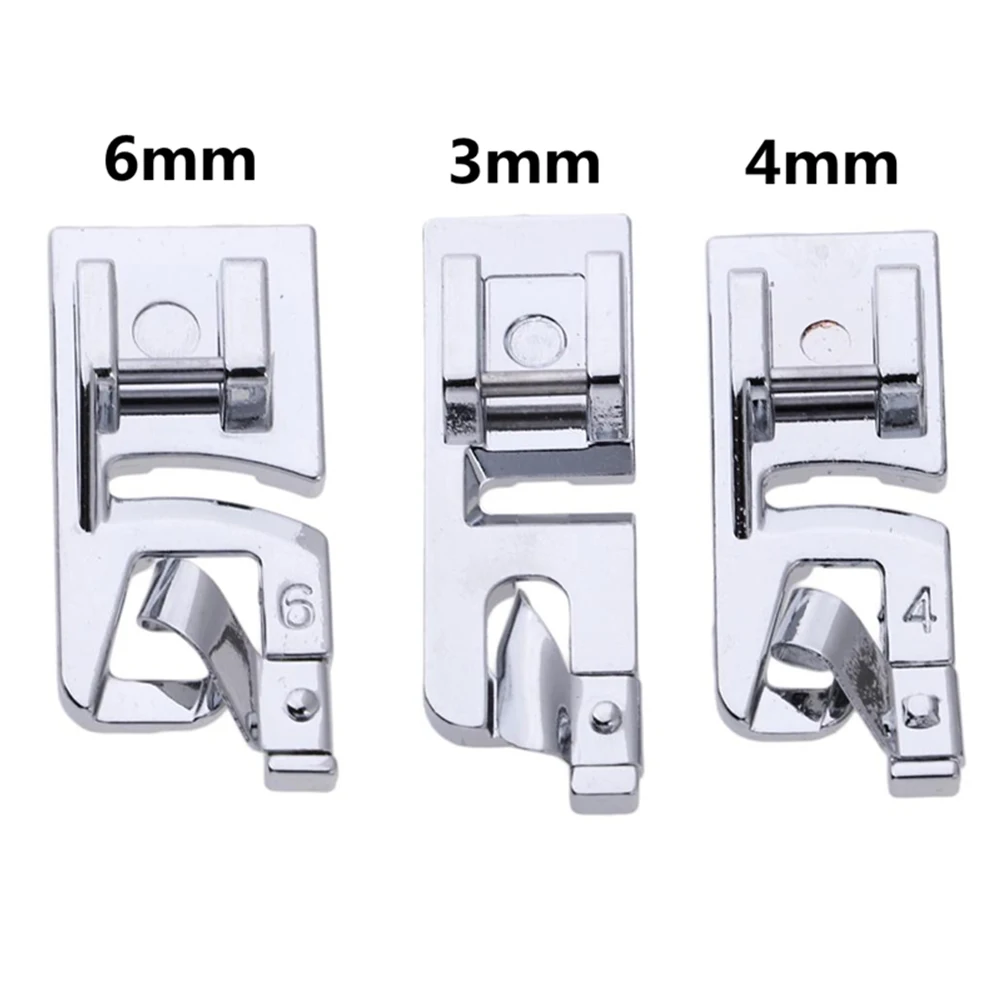 7307 Presser Foot Zig Zag Snap Hem Foot Narrow Sewing Machine Accessories for Low Shank Singer Brother Janome Elna