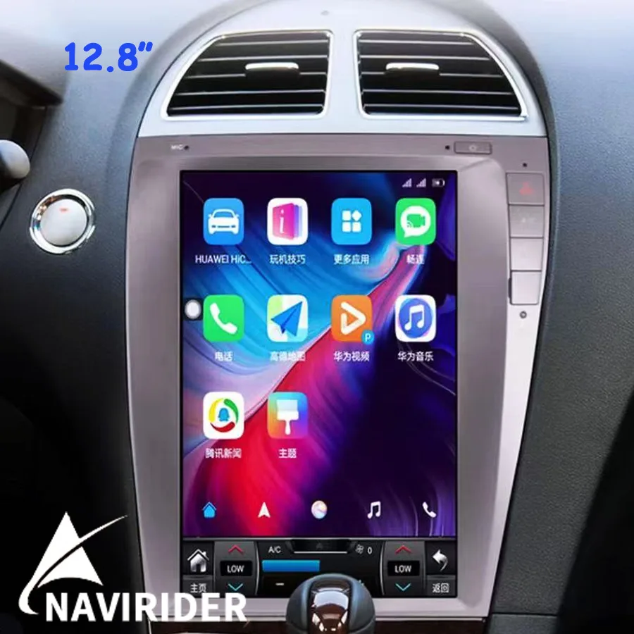 12.8inch Android15 Screen 2Din For Lexus ES350 ES ES240 ES300 2006-2012 Car Radio Carplay Stereo GPS Multimedia Video Player