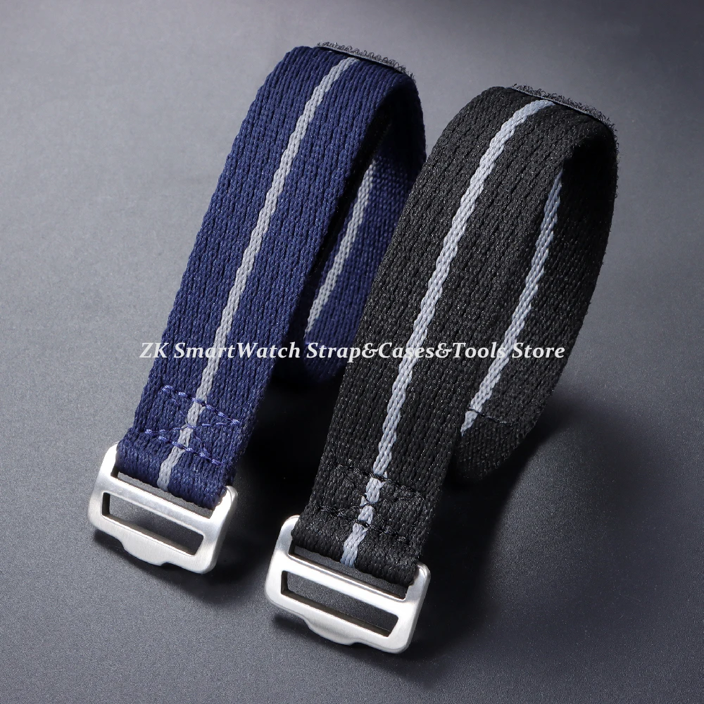 Premium Grade Nylon Strap 20mm 22mm Watch Bands Weave Breathable Bracelet Green Black Blue Wristband Belt Men Watch Accessories
