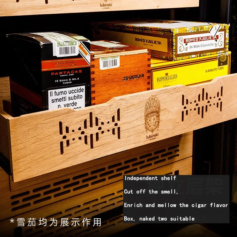 Cigar Cooler Accessories Electrical Temperature Cigar Humidor Controlled Storage Display Storage Cabinet