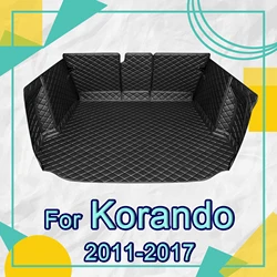 APPDEE Car trunk mat for Ssangyong Korando SUV 2011 2012 2013 2014 2015 2016 2017 cargo liner carpet interior accessories cover