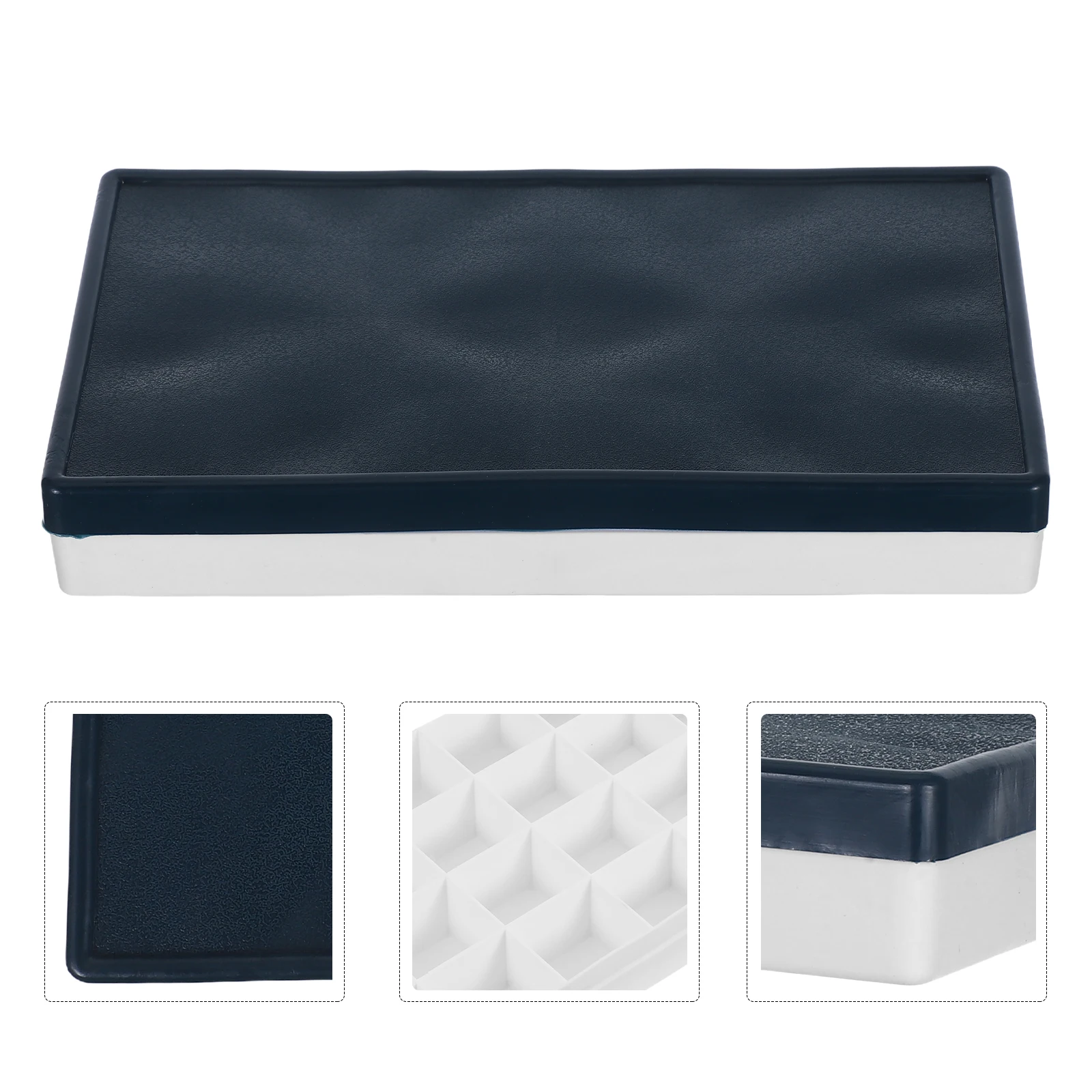 

Portable Paint Palette For Watercolor Gouache Acrylic Oil Durable Plastic Silicone Soft Lid Travel Outdoor Efficient Color