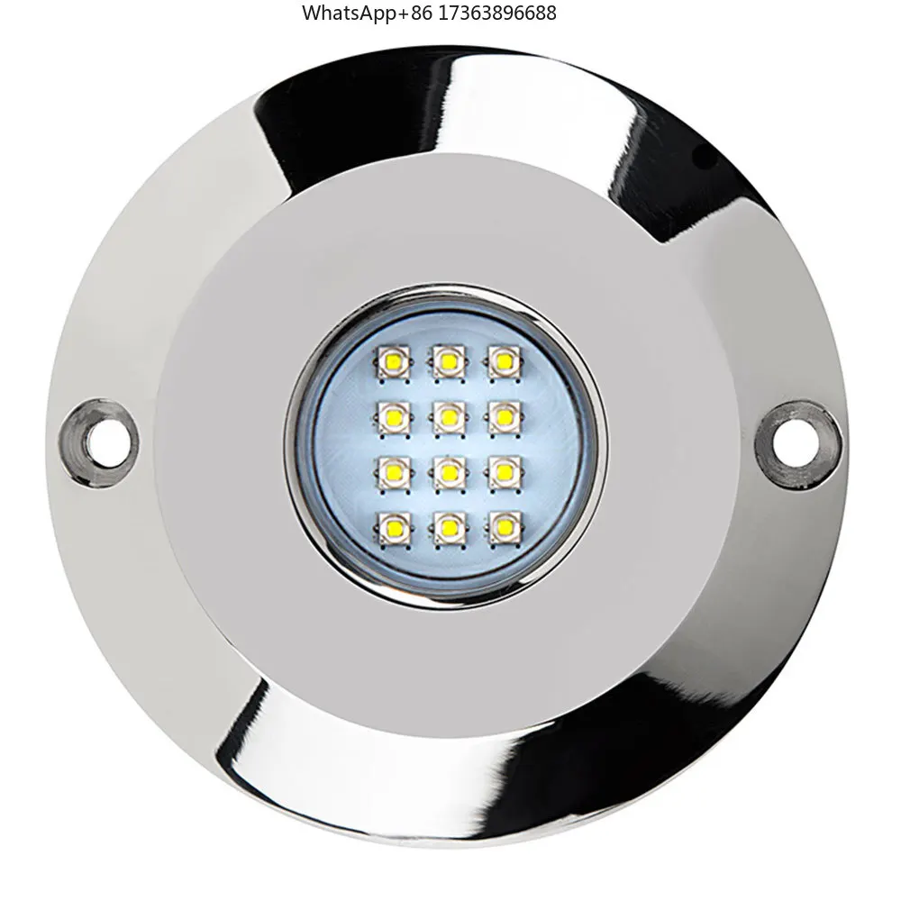 

316L Stainless Steel Super Bright 60W IP68 Submersible Boat Led Light for Underwater Marine Sea Pool Lights