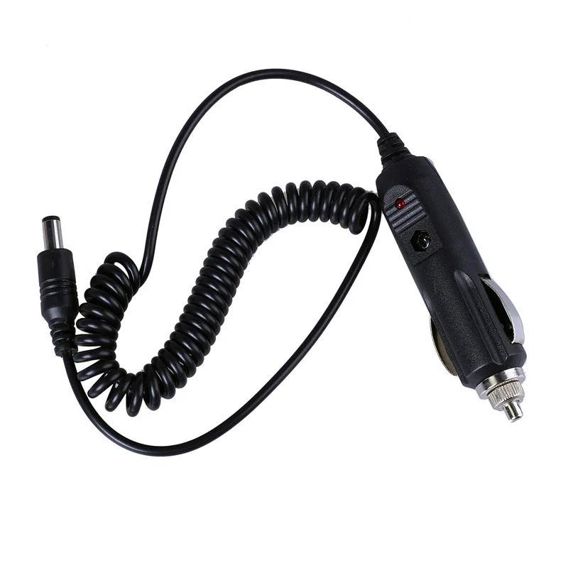 12V Baofeng Walkie Talkie Accessories UV-5R 6R Dedicated Car Charger Line Cigarette Lighter Line Two Way Radio Car Universal