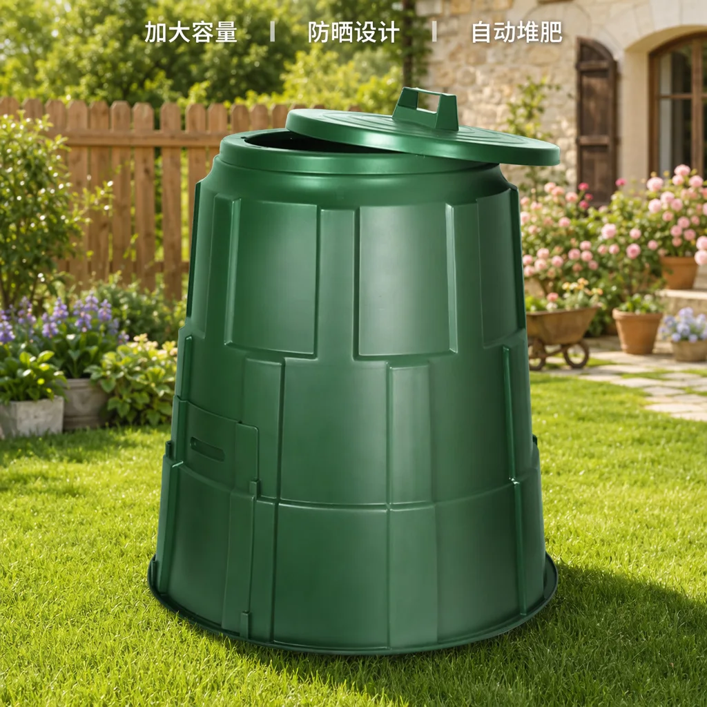 Outdoor Compost Box Environmental Protection Organic Compost Bucket Kitchen Garbage Fermentation Box Garden