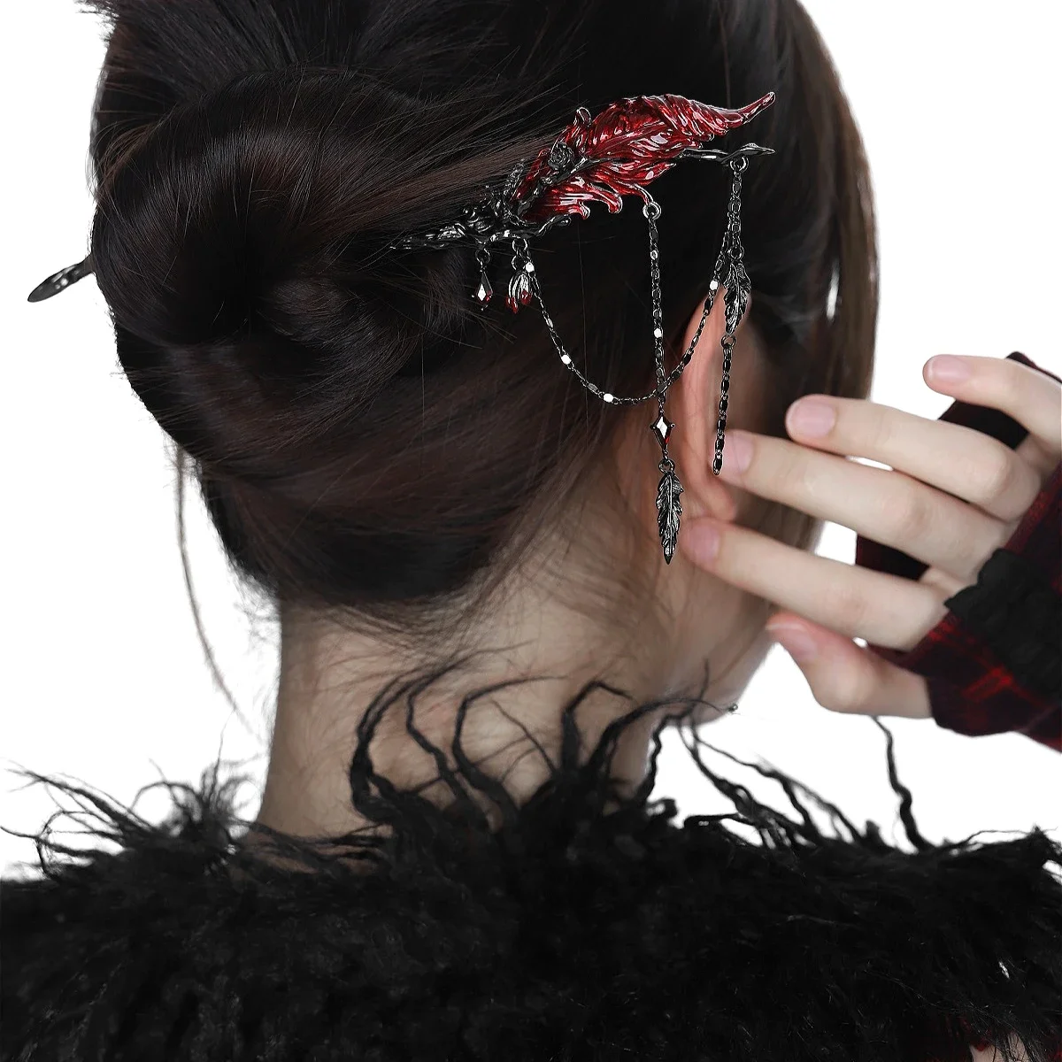 

Аниме «Любовь и глубокий косплей Силус», модный аксессуар, сувенирная застежка для волос, изысканная женская заколка для волос, мультяшный орнамент, подарок