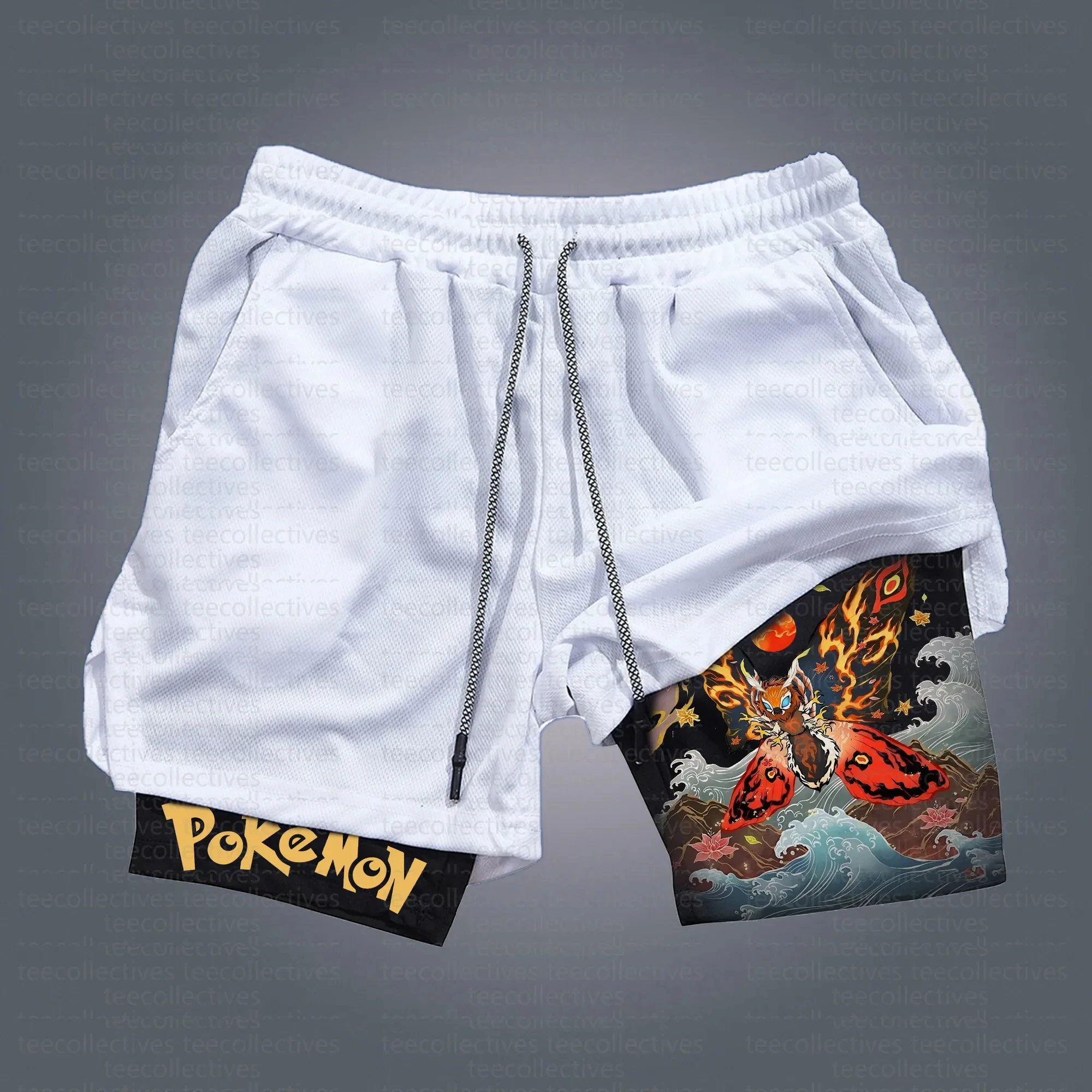pokemon-pikachu-preto-shorts-das-mulheres-dos-homens-2025-verao-anime-calcas-japones-ukiyo-e-estilo-onda-padrao-rosa-circulo-design