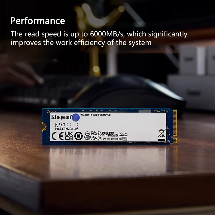 キングストン-内蔵ハードドライブ,nv3 pcie 4.0 m. 2 2280, nvme ssd