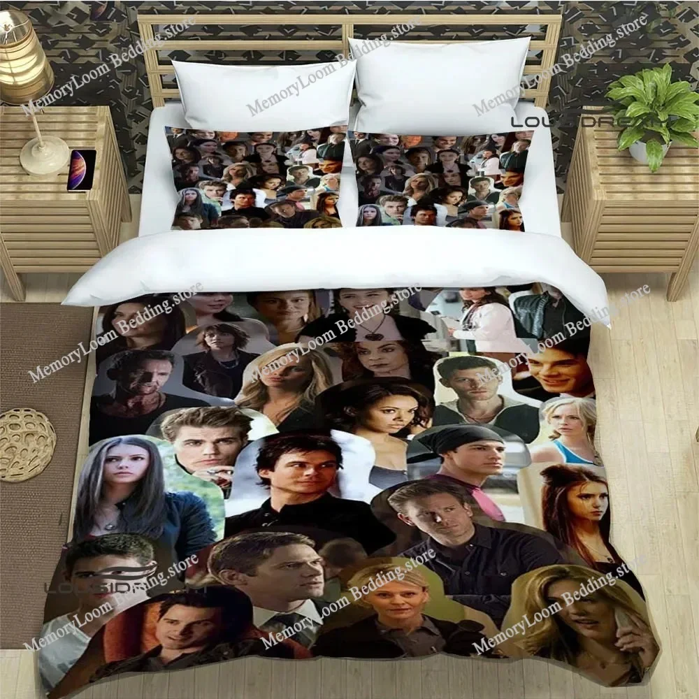 

Unique The Vampire Diaries Damon Salvatore Print Bedding Set: Lightweight & Breathable, Ideal for Everyday Use and Gift Giving.
