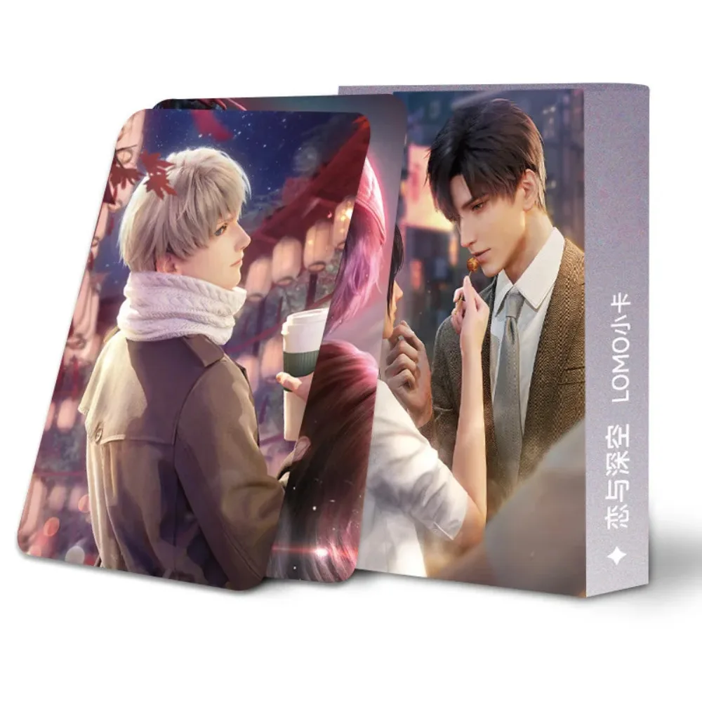 Game Love and Deepspace Cartoon LOMO Card Sylus Rafayel Zayne High Definition Printed Cards Fans Collectibles Postcard Fans Gift