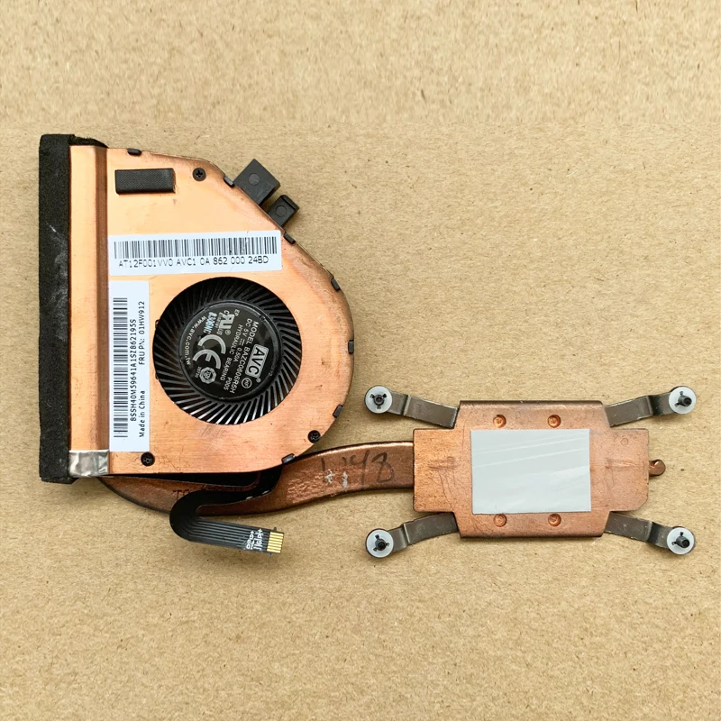 Baru asli untuk Lenovo Thinkpad X270 Laptop CPU kipas pendingin Radiator Heatsink 01HW912 01HW913 01HW914 100% diuji kualitas tinggi