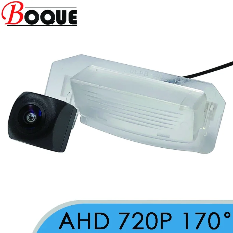 

BOQUE 170 Degree 720P AHD Car Vehicle Rear View Reverse Camera for Nissan Grand Livina for Peugeot iOn for Mitsubishi Outlander