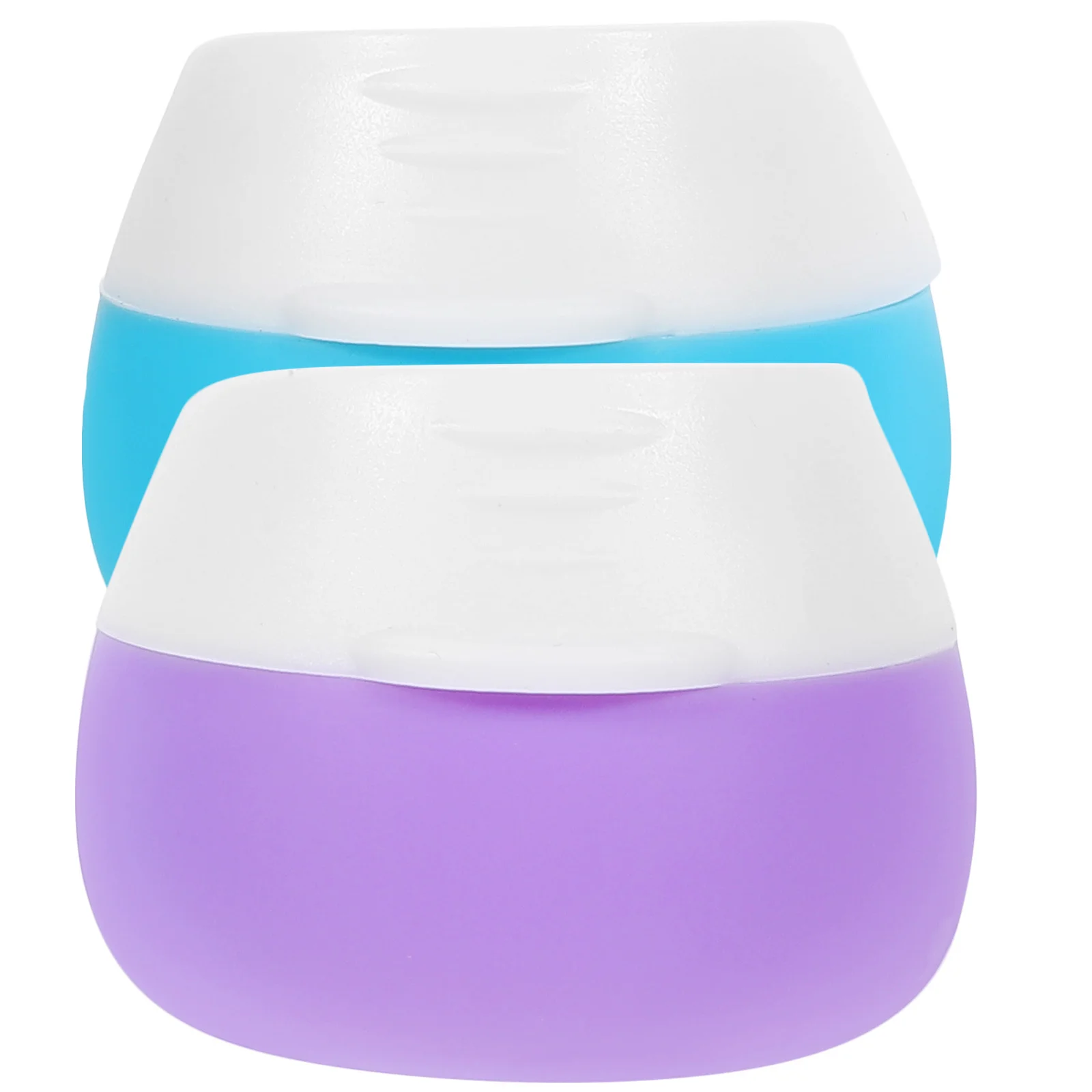 2 stuks siliconen monstercontainers kleine lege crèmepotten lekvrije mini-potten reislotioncontainers navulbaar