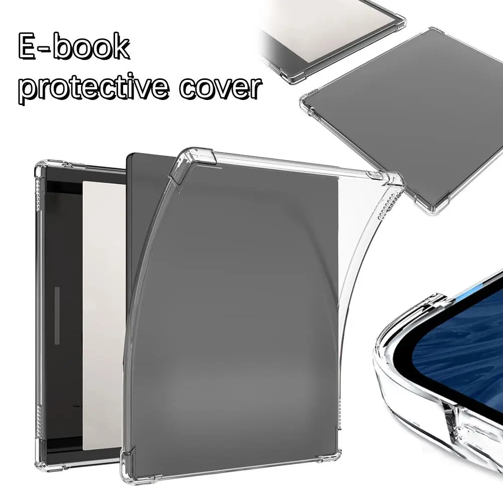 Transparent E-book Protective Cover 360° Shockproof Fall Prevention for The BOOX Aragonite Leaf3C Electronic Reader Protect P7X0