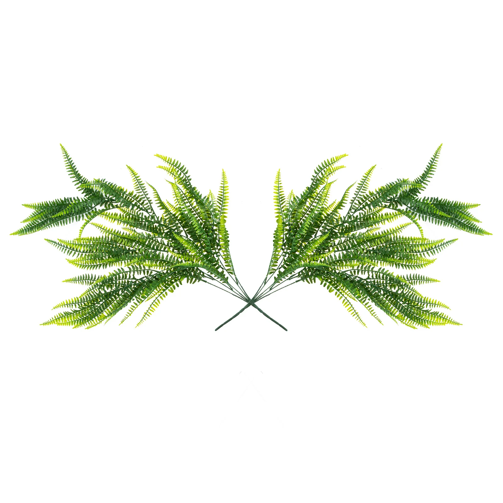 

2Pcs Simulation Fern Vine Pendant Lifelike Fern Decorations for Garden Balcony Wall Hanging Decoration Garden Hanging Decoration