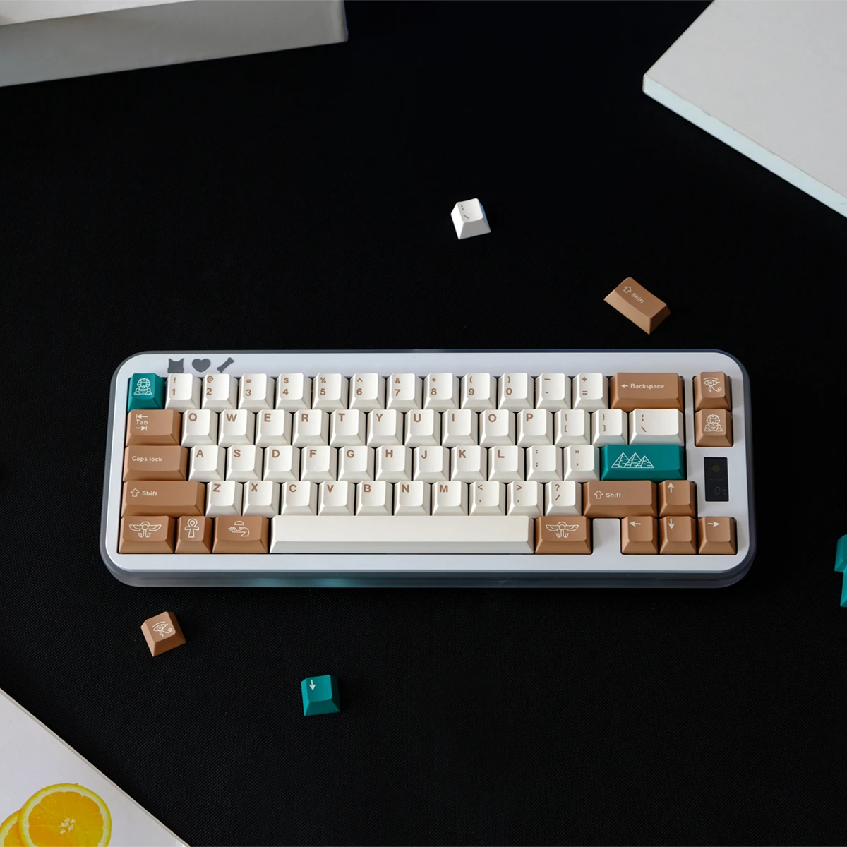 Puto PBT original factory height, sublimation, mechanical keyboard cap wooting drunk deer, rain 75