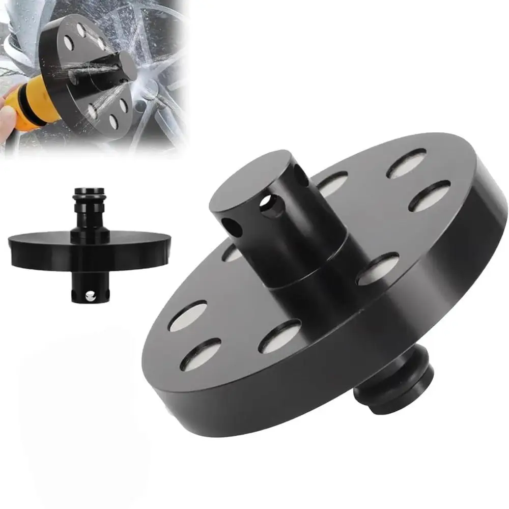 

Magnetic O-Ring Chassis Cleaner Flusher Kit 6 Water Outlets 360° Spinning Nozzle Car Cleaning O Ring Chassis With Quick Coupling