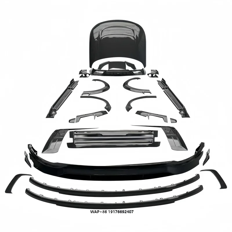 Convient pour l'autobiographie Land Rover Range Rover 23-25, matériau en Fiber de carbone sèche amélioré et amélioré, Kit de carrosserie environnante