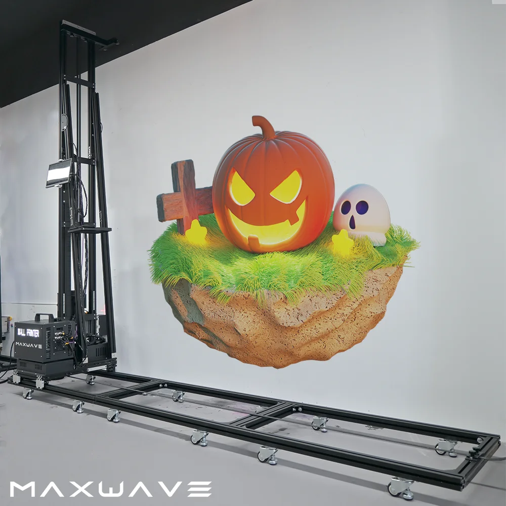 

MAXWAVE Автоматический струйный настенный напольный принтер 2 в 1 УФ-струйная печать для 3D УФ-принтеров для пола и стен, машина для настенного искусства, акрил