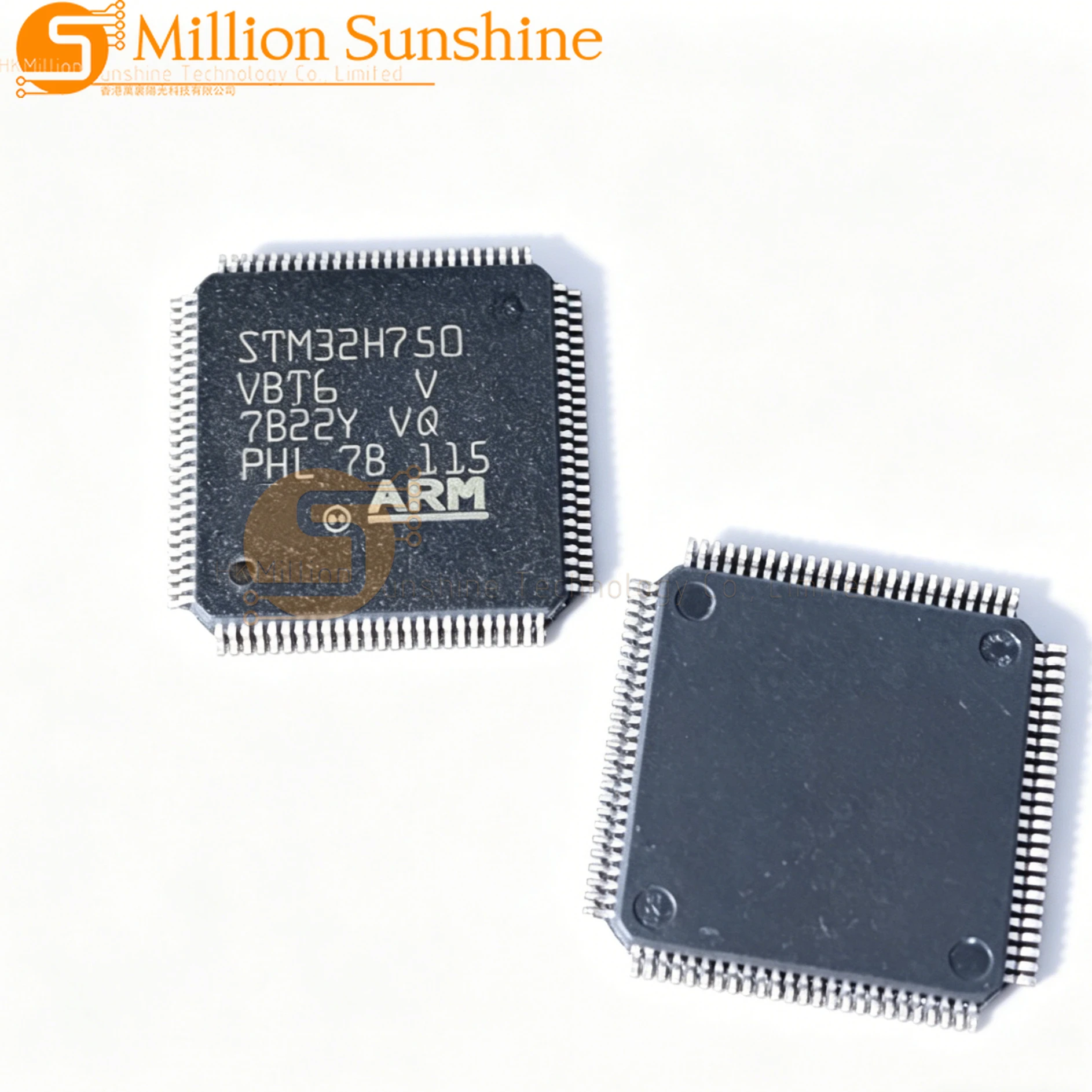 2pcs STM32H750VBT6 STM32H7B0VBT6 STM32H7BOVBT6 32H723VET6 QFP100