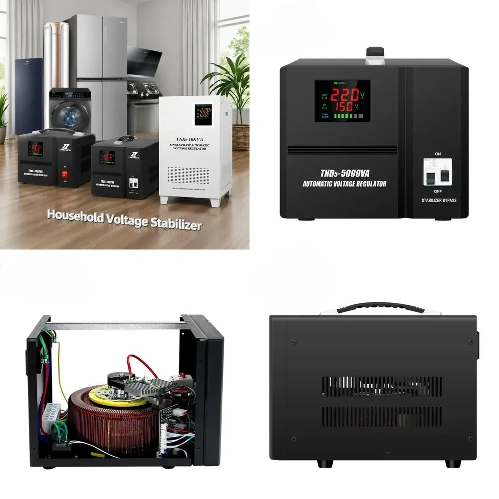 

Hot saleHigh Efficiency Single Phase 1KVA 3KVA 5KVA Automatic Servo Motor AC Voltage Stabilizer for Various Electrical