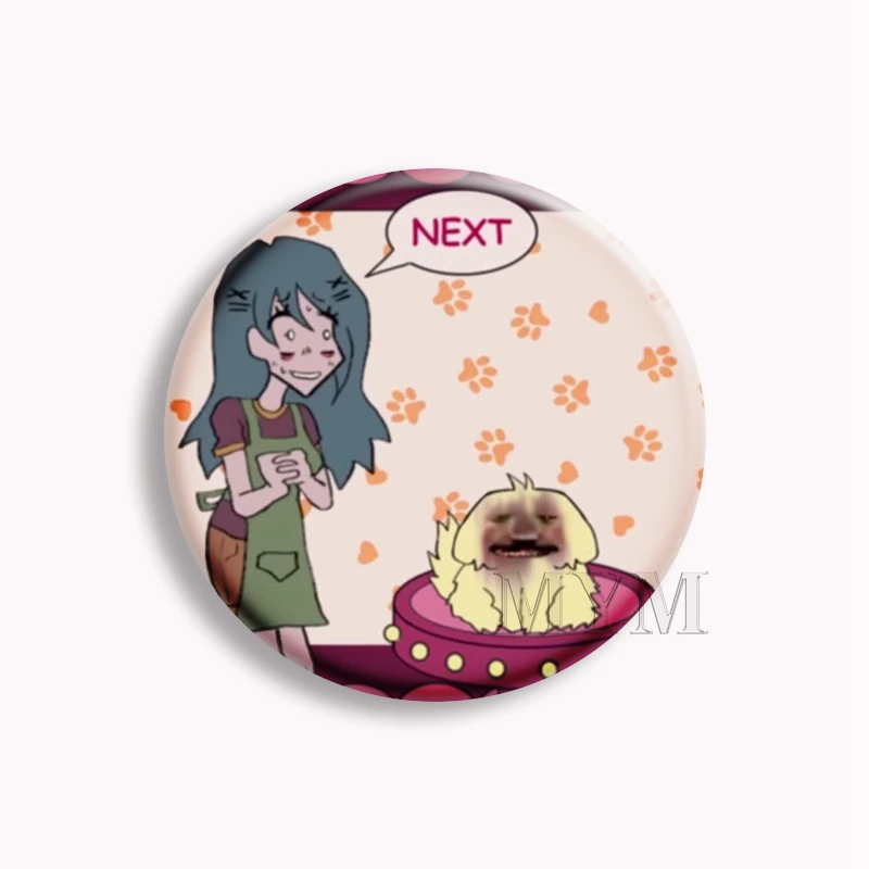 Horror Game Lacey's Games Anime Button Pin Lacey's Petshop Cartoon Brooch Badge Bag Accessories Decor Gamer Collect Fans Gifts view 5