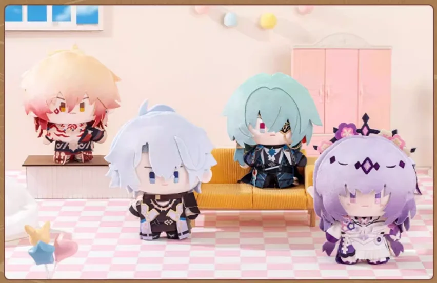 

Official Honkai Star Rail Phainon Castorice March 7th Jingliu Fu Xuan Blade Dan Heng Herta 15cm doll Keychian Pendant