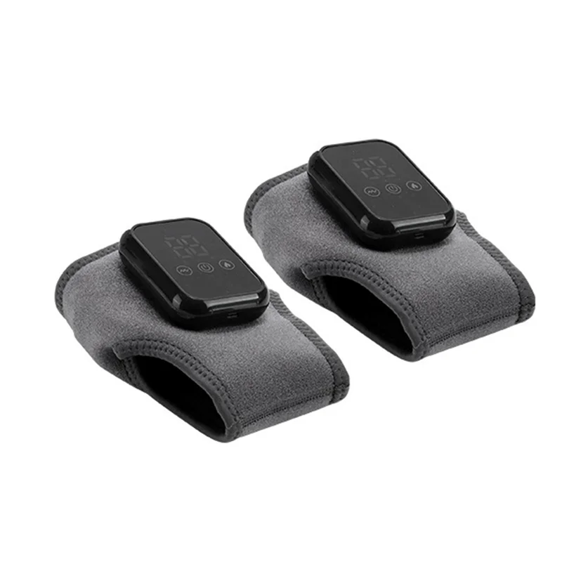 A74G-Pita Pelindung Pergelangan Kaki Dengan Fungsi Pijat Getaran Elektrik 2PCS Penyangga Pergelangan Kaki Dapat Disesuaikan Dengan Kompres Hangat Alat Penopang Pelindung Kaki